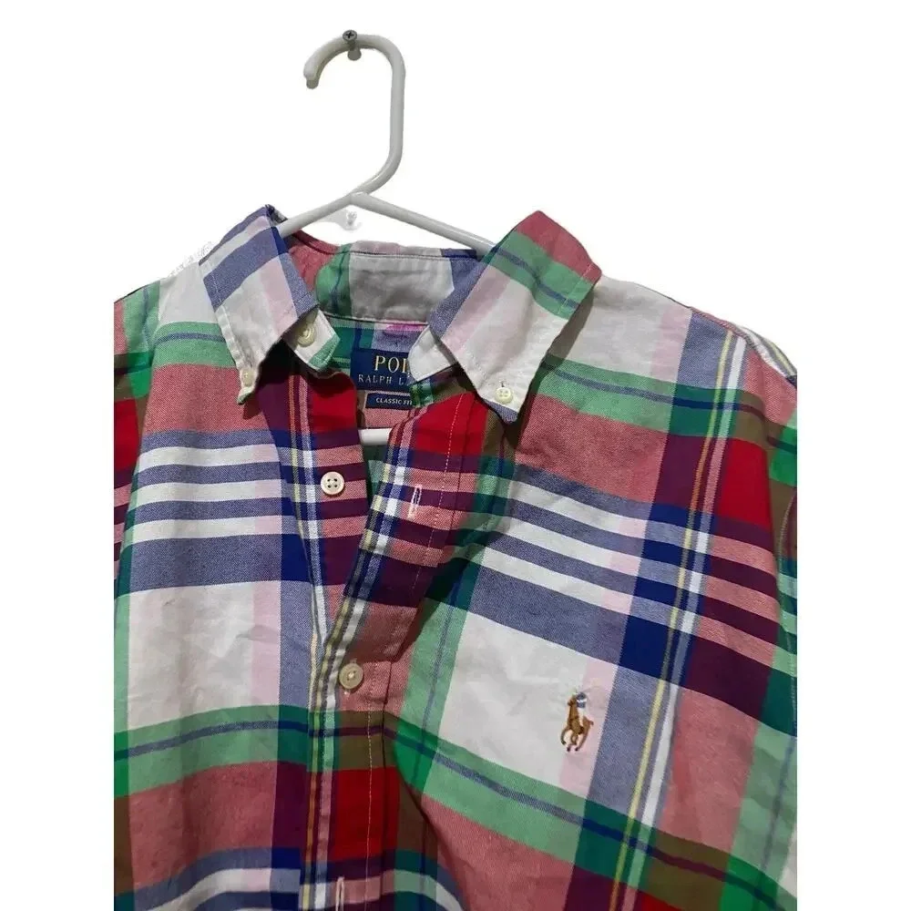 POLO Ralph Lauren Long Sleeve Button-Down Oxford Shirt Size M